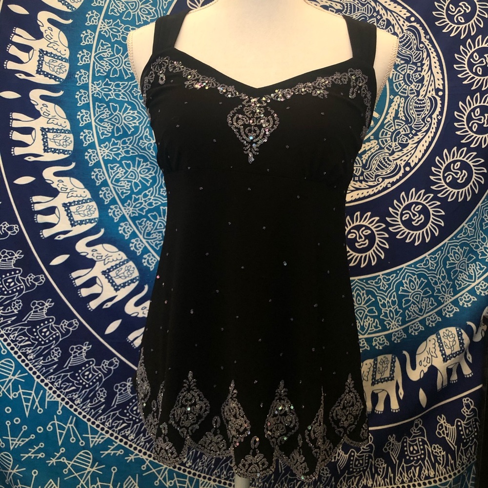 Detailed Tank Top Blouse